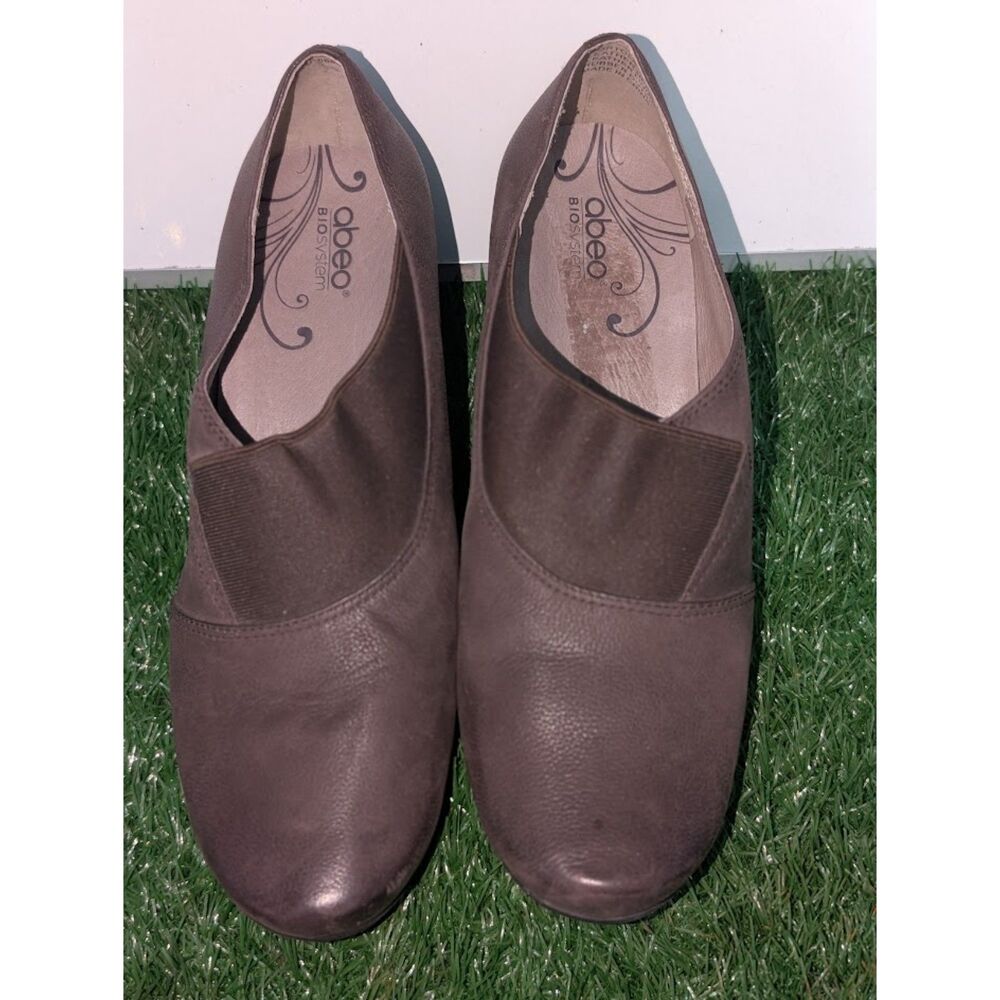 Abeo B.I.O. System Portola Shoes Brown Leather Pumps Women's Size 9.5M